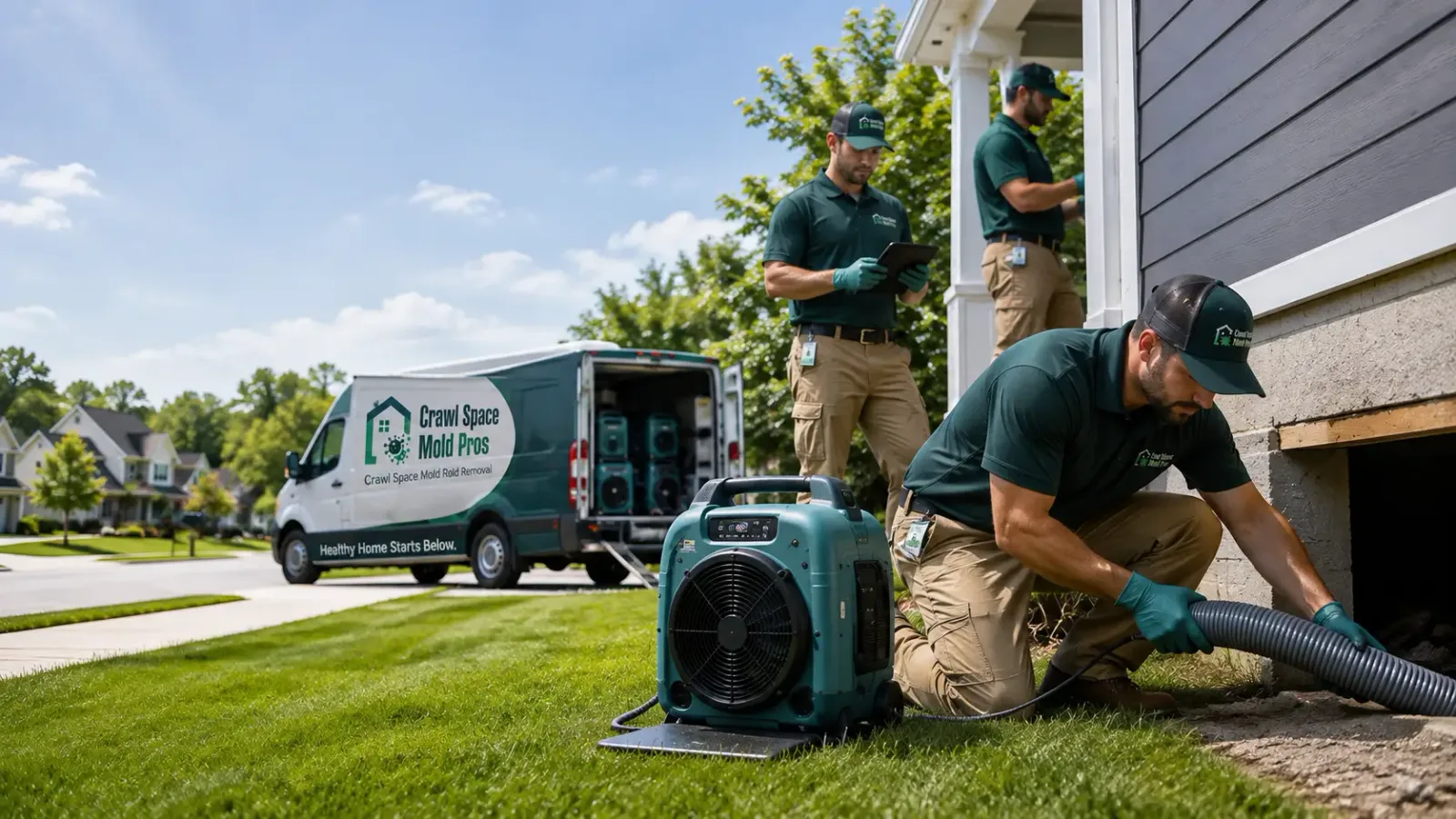 Crawl Space Mold Removal in Junction City, OH